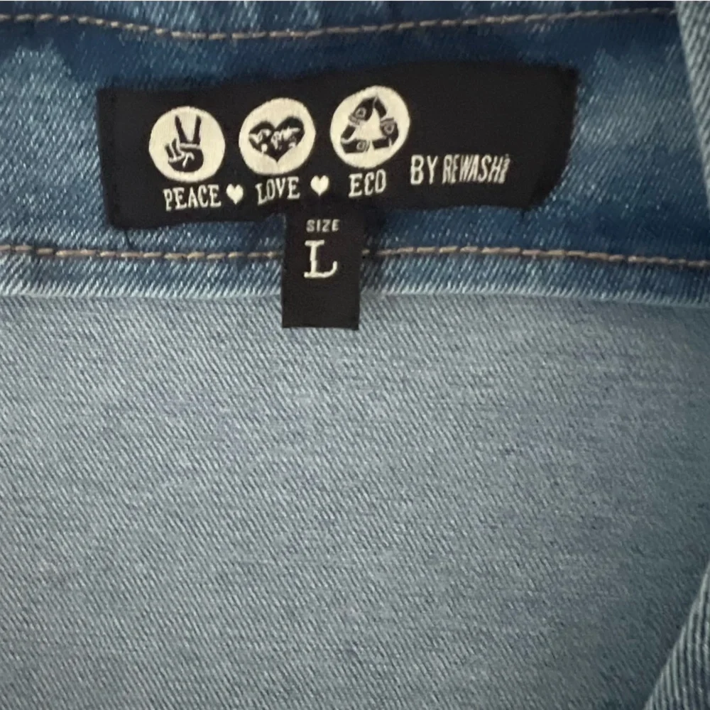 Rewash Denim Button-Up Dress Size (Fits Like S) - Picture 3 of 11